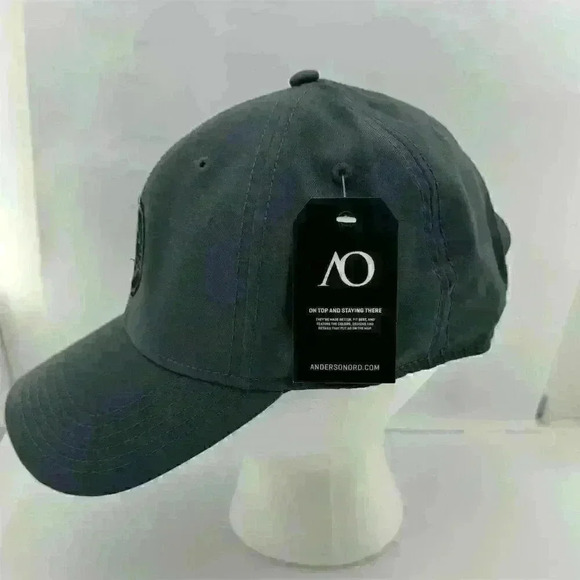 NWT AndersonOrd Performance Golf Adjustable Snapback Hat Gray Baseball Cap - Picture 2 of 9